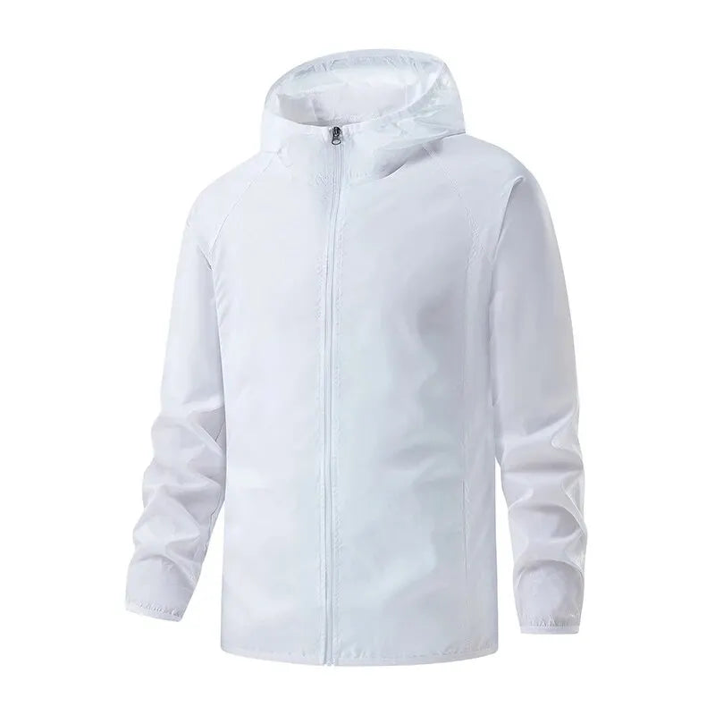 LNGXO Waterproof Hiking Jackets for Men & Women – Sun Protection Windbreaker, Camping, Climbing, and Outdoor Rain Coat, Unisex Portable Gear