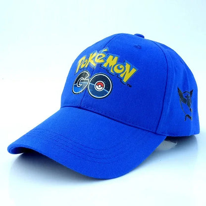 Pikachu Anime Baseball Cap - Adjustable Cartoon Cosplay Hat for Men, Women & Kids Sports Hip Hop Style Gift