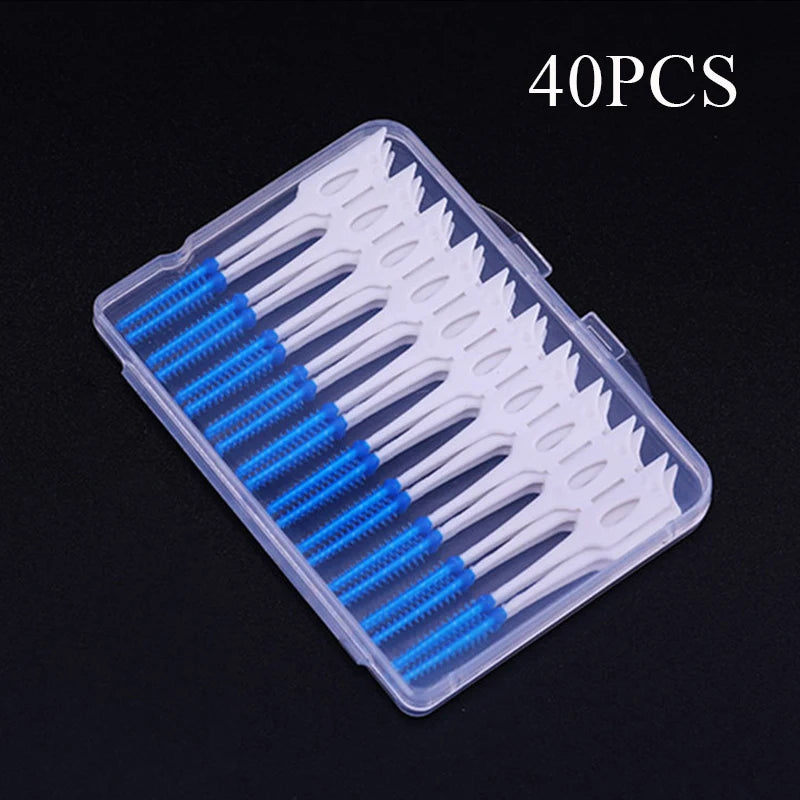 200-Piece Dental Floss Picks Set - Interdental Cleaning Tools for Daily Oral Hygiene and Dental Care