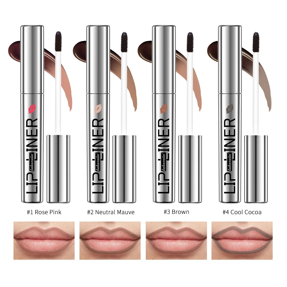Peel Off Lip Stain Pencil - Matte Waterproof Long Lasting Smudge Proof Lip Liner Tattoo Makeup