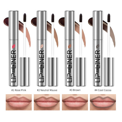 Peel Off Lip Stain Pencil - Matte Waterproof Long Lasting Smudge Proof Lip Liner Tattoo Makeup