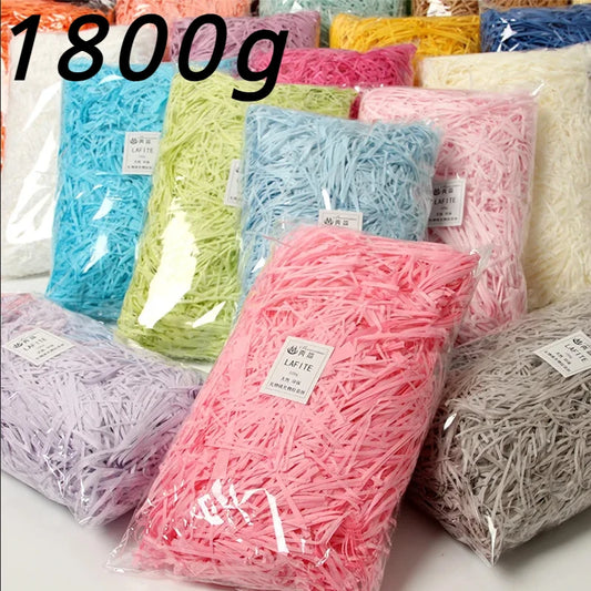 100g Colorful Crinkle Raffia Paper Filler – Shredded Lafite Grass for DIY Wedding, Party, Gift Box & Candy Packaging