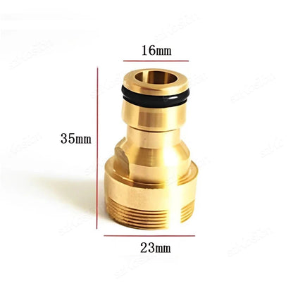 Universal Brass Faucet Adapter - Kitchen Tap Connector for Garden Hose, Watering & Basin Accessories