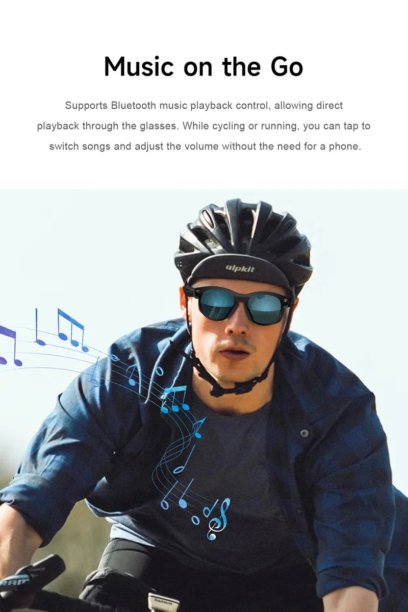 ViVO 8K AI Smart Glasses – HD Color-Changing, 1200MP Camera, ChatGPT, Translate, Bluetooth Calls, Voice Assistant & Music Control 2026
