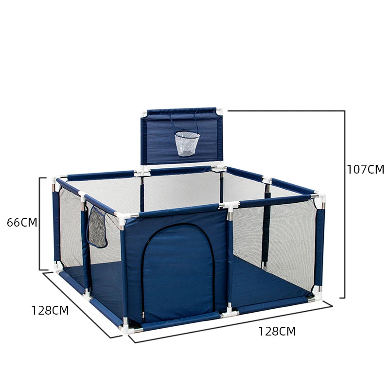 IMBABY Baby Playpen Safety Fence - Large Indoor Activity Gym Corral Play Area for Kids Toddlers