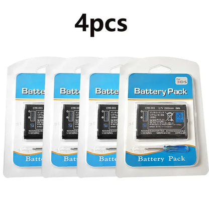 CTR-003 2000mAh 3.7V Battery - Lithium Replacement Battery for Nintendo 3DS, New 3DS & 2DS Game Consoles