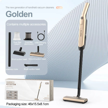 Handheld Wireless Vacuum Cleaner – 20000Pa Powerful Car Vacuum with Metal Strainer, Portable & Cordless