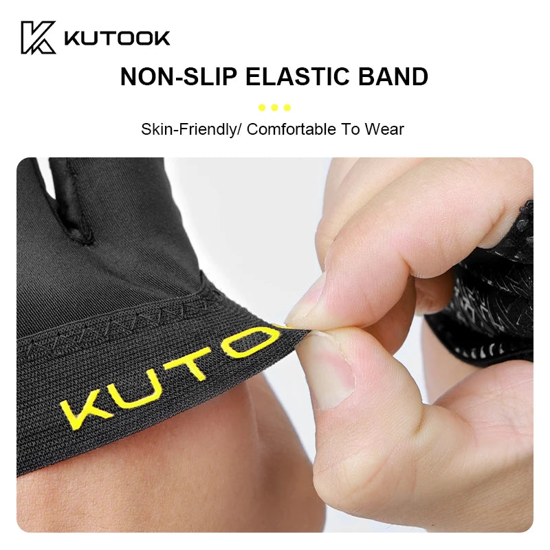 KUTOOK Four-Finger Fitness Gloves – Breathable, Anti-Slip & Shock-Absorbing for Men & Women