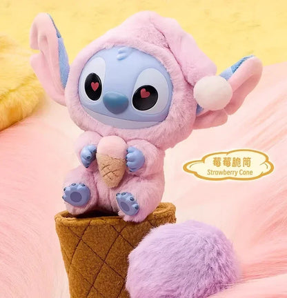 Miniso Disney Stitch Vinyl Blind Box – 'Eat Something Before Sleep' Series Mystery Bag Pendant Toy, Cute Collectible Gift for Adults