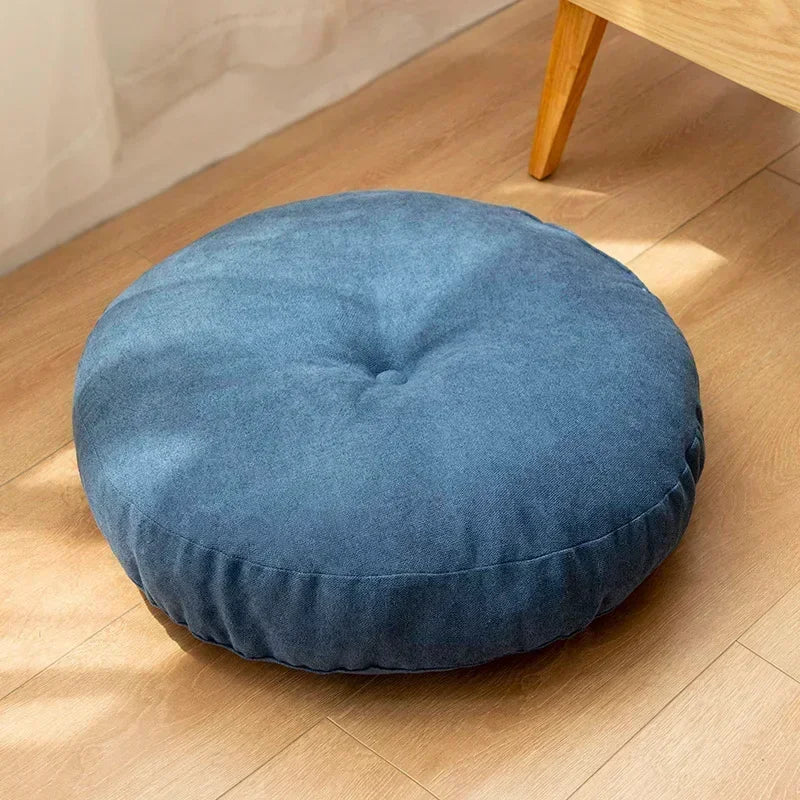 Yoga Memory Foam Seat Pillow – Solid Color, Detachable & Washable Cushion for Meditation & Sofa