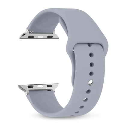 Silicone Apple Watch Band Strap - Sport Replacement Bracelet for iWatch Series Ultra 2, 9, 8, 7, 6, SE 38mm-49mm