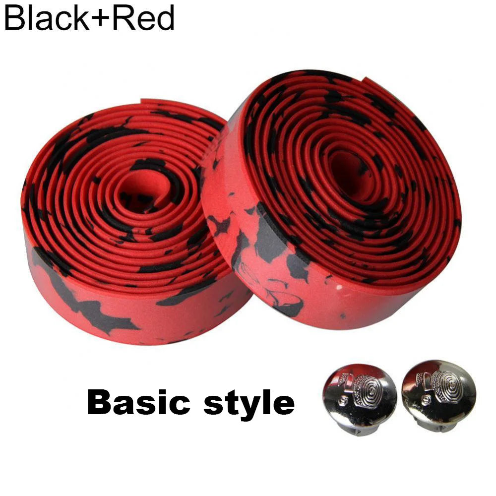 Bicycle Handlebar Tape – Anti-Vibration PU EVA Non-Slip Breathable Road Bike Bar Wrap for Racing