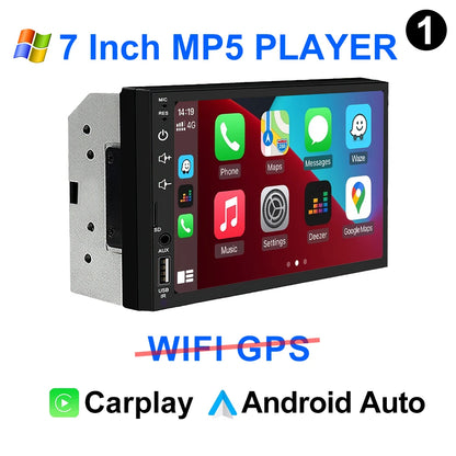 CAIXI 2Din Android 14 Car Radio — Universal CarPlay GPS Multimedia Autoradio for Toyota, Nissan, Jeep, Hyundai, Kia, Chevrolet, VW & Fiat