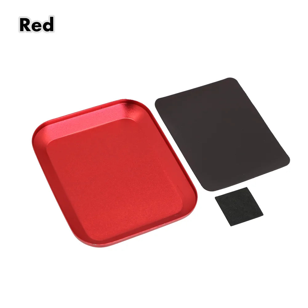 RC Tool Tray — Aluminium Alloy Magnetic Screw Plate for RC Repairs