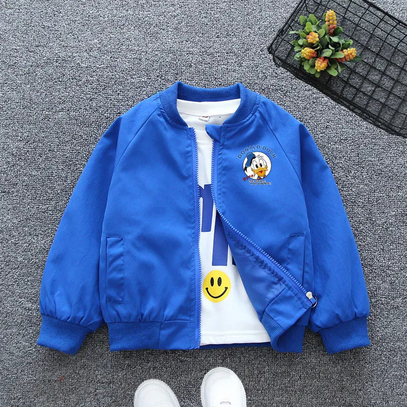 Spring Baby Boys & Girls Coats – Mickey Mouse Cartoon Hoodie Jacket, Kids Sweatshirt Windbreaker Outerwear for 1-6 Years