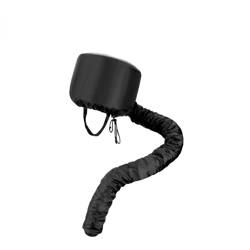 Portable Soft Hair Drying Cap Bonnet Hood Hat - Hair Perm Blow Dryer Attachment - Satin Bonnets