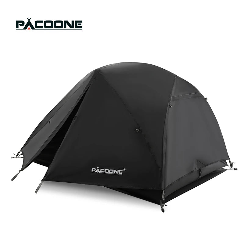 PACOONE Ultralight 20D Nylon Camping Tent – Portable Waterproof Backpacking, Cycling, Hiking, Travel & Beach Tent