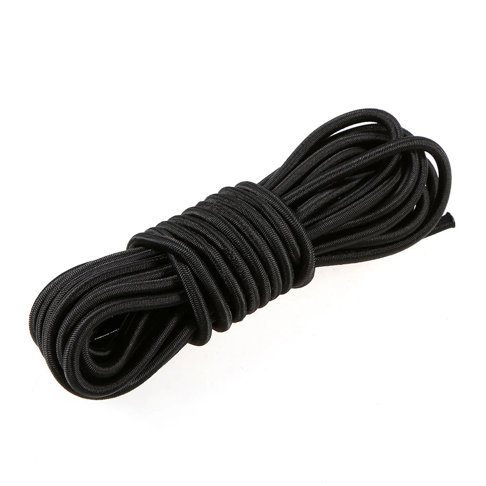 5 Meters 4mm/5mm Kayak Elastic Bungee Cord – Paddle Holder, Deck Rigging & Rear Securing Rope for Boats
