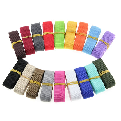 5M Canvas Ribbon Belt 25mm — Cotton Polyester Webbing Strap for Bag, Knapsack, and Sewing Accessories