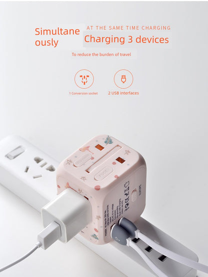 Neutral Universal Travel Charger — Fast Charging Adapter for International Use