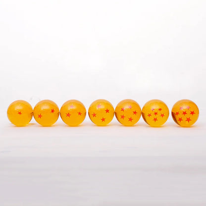 7-Piece Resin Ball Action Figure Set — 1:1 Scale Shenron Wishing Anime Model Toys for Collection & Gift