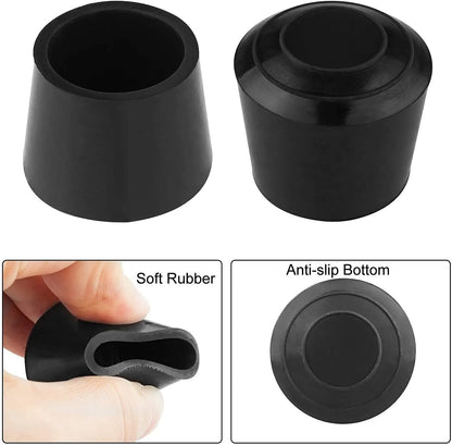 Furniture Leg Caps Rubber Feet Protector Pads - Chair Table Covers Socks Plugs, Furniture Leveling Feet for Home Decor (8/16pcs)