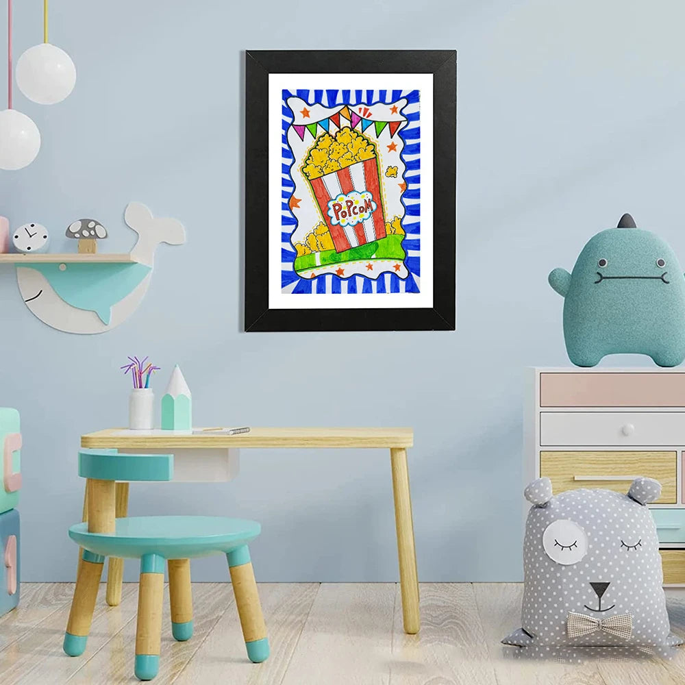 Kids Art Frames – Magnetic Front Open Display for Posters, Photos, Drawings, and Paintings, Home Decor Frametory