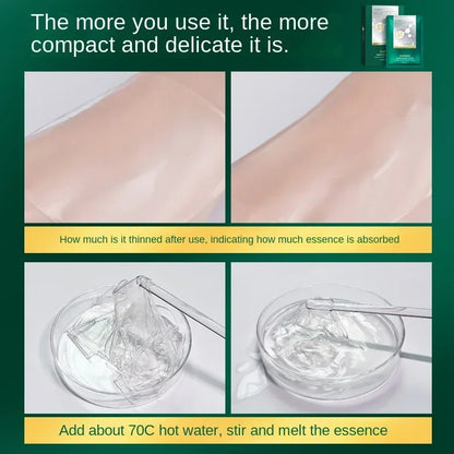 TikTok Hot Sale Seaweed Collagen Crystal Mask – Replenishing Fruit Jelly Skin Care, Transparent Masque