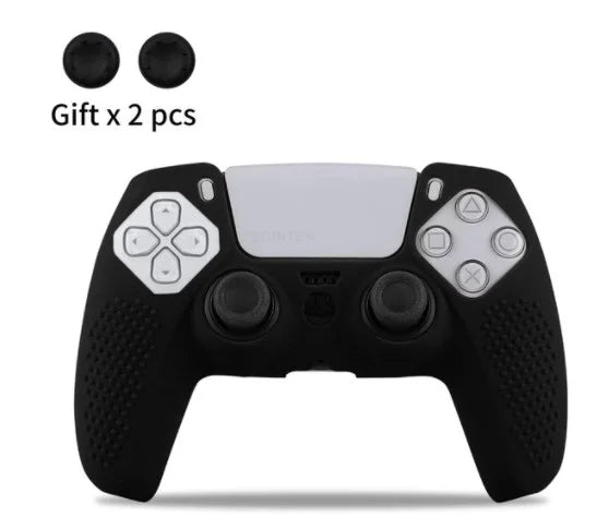 Protective Silicone Cover for PS5 Controller – Anti-Slip Skin Case with Thumb Grips for PS5 Slim Gamepad