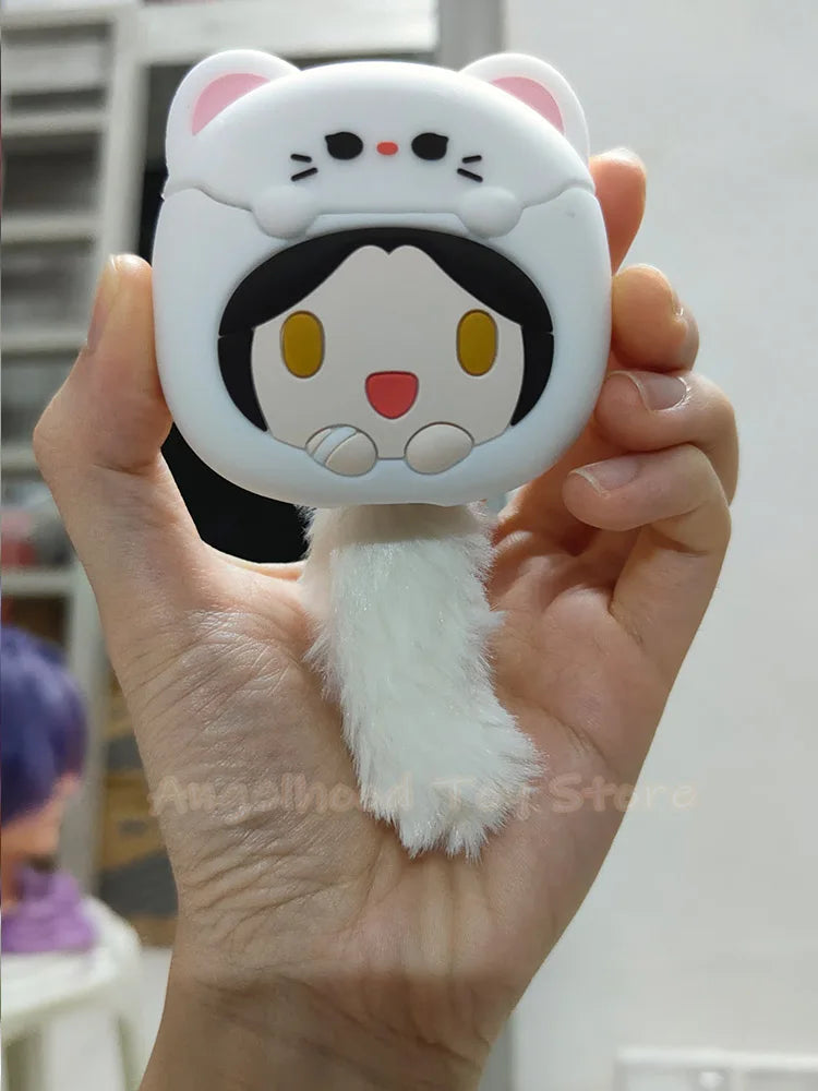 Hua Cheng Xie Lian Fox Rabbit Bluetooth Headset Case – Tian Guan Ci Fu Cosplay Earphone Case, Official Toy Gift