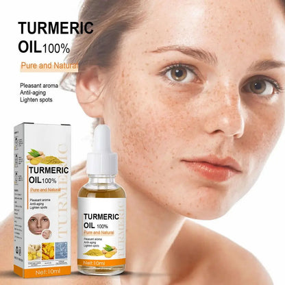 10ml Pure Turmeric Essential Oil – Natural Moisturizer for Brightening, Tightening & Anti-Aging