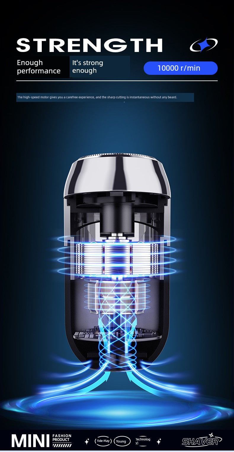 Konka Official 2025 Men’s Electric Shaver – Portable Lock & Load Spray Shaving Device