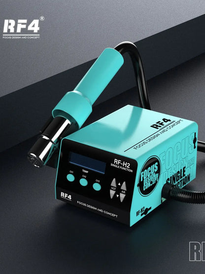 RF4 1000W Fast Desoldering Hot Air Gun - Digital Display Soldering Station for PCB Chip Repair, Intelligent BGA Rework