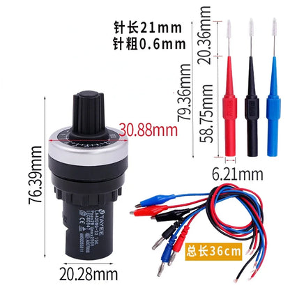 Auto Car Circuit Tester & Sensor Signal Simulator – Fuel Diagnostic Tool & Analog Resistance Generator