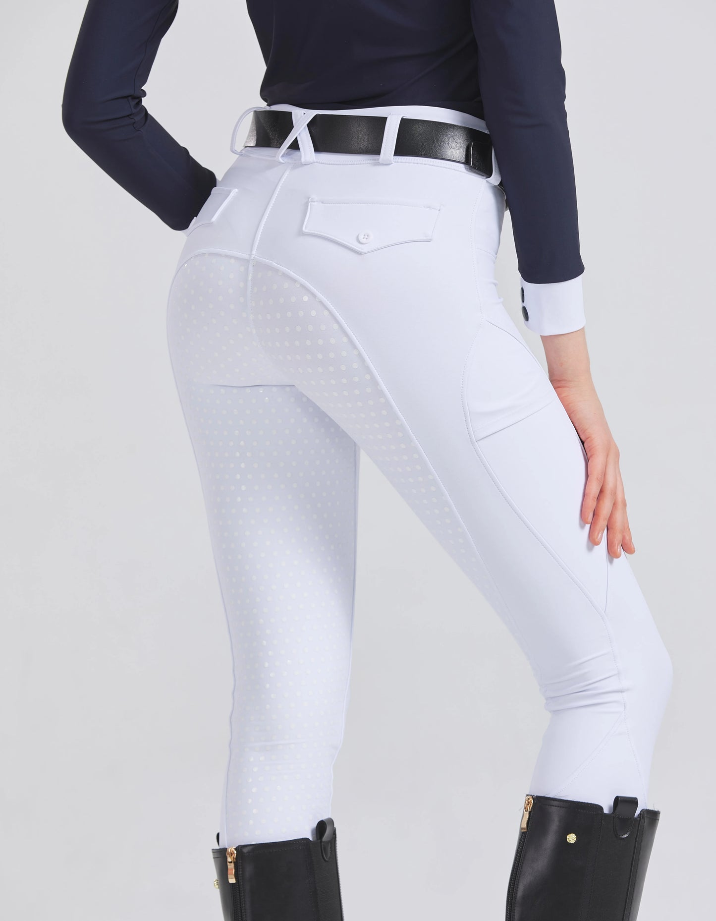 Women's Equestrian Riding Pants - Silicone Grip Quick-Dry Stretch Sports Trousers