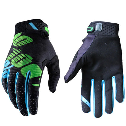 Touch Screen Cycling Gloves - Full Finger Mountain Bike BMX Motocross Off Road Motorcycle Riding Gloves