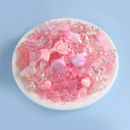 Candy Color Acrylic Beads - Mixed Style DIY Beads for Handmade Bracelets, Phone Chains & Jewelry Making