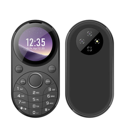 SERVO i15 Mini Oval Phone — Dual SIM GSM Mobile with 1.39" Screen, Speed Dial, Magic Voice, Blacklist, Vibration, FM Radio & Type-C