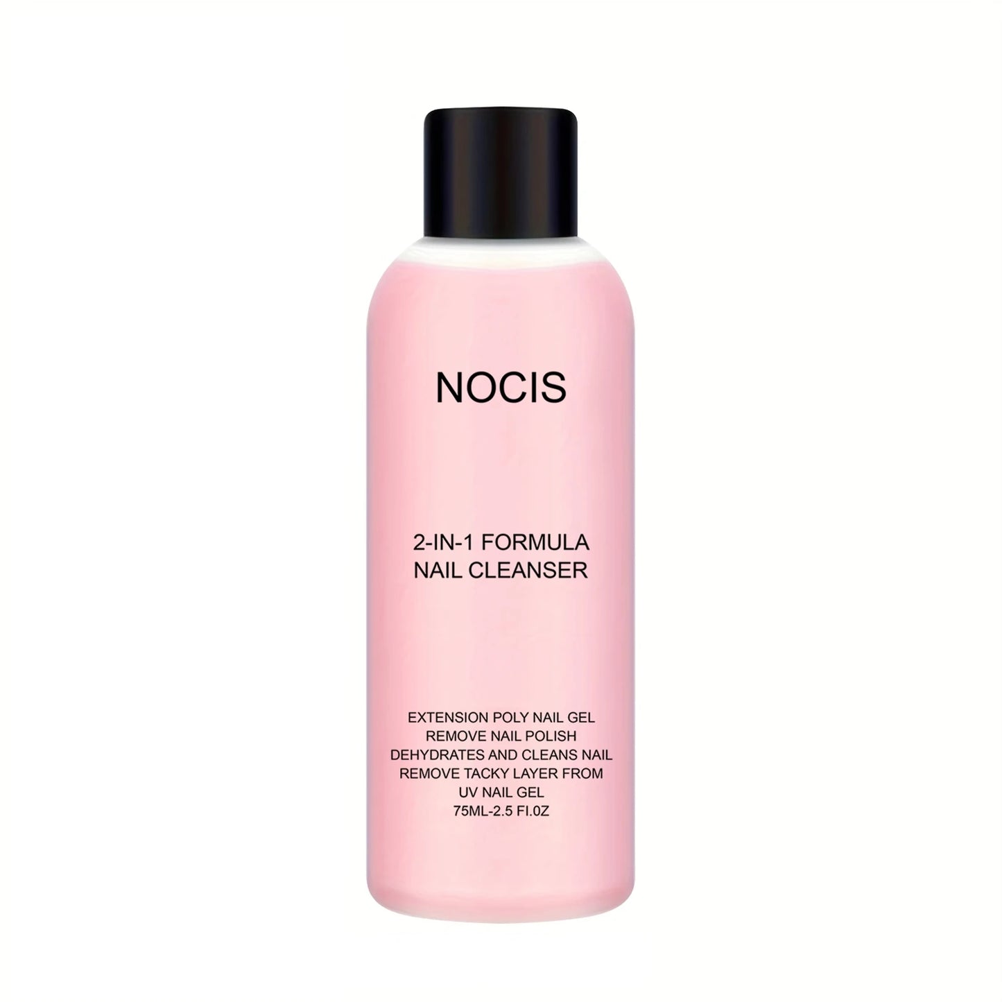 2-in-1 Nail Gel Cleanser & Polish Remover – Professional Slip Solution for Poly Gel & LED Nails, Anti-Stick Formula Nail Care Liquid