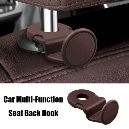 Universal Car Headrest Hooks — Heavy-Duty Back Seat Organizer & Multi-Function Interior Storage Holder