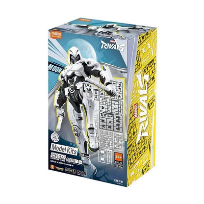 Blokees Moon Knight Action Figure - Assembleable Movable Collectible Display Model for Fans & Gifts