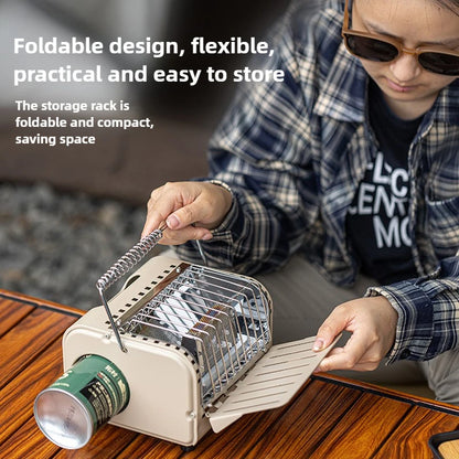 Portable Outdoor Camping Gas Heater - Mini Heating Stove for Fishing, Car Trips & Winter Camping