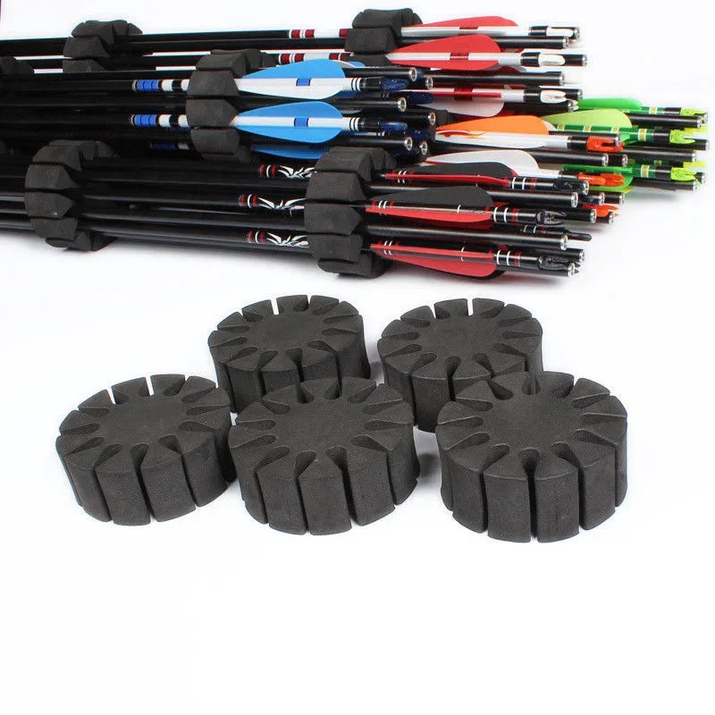 5/10pcs Archery Arrow Holder — EVA Foam Round Rack, 12-Arrow Separator Quiver Protection Shelf for Bow Hunting & Shooting