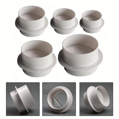 Round Ventilation Pipe Check Valve – Anti-Odor Air Duct Control for Exhaust Fan & Kitchen Vent Hose