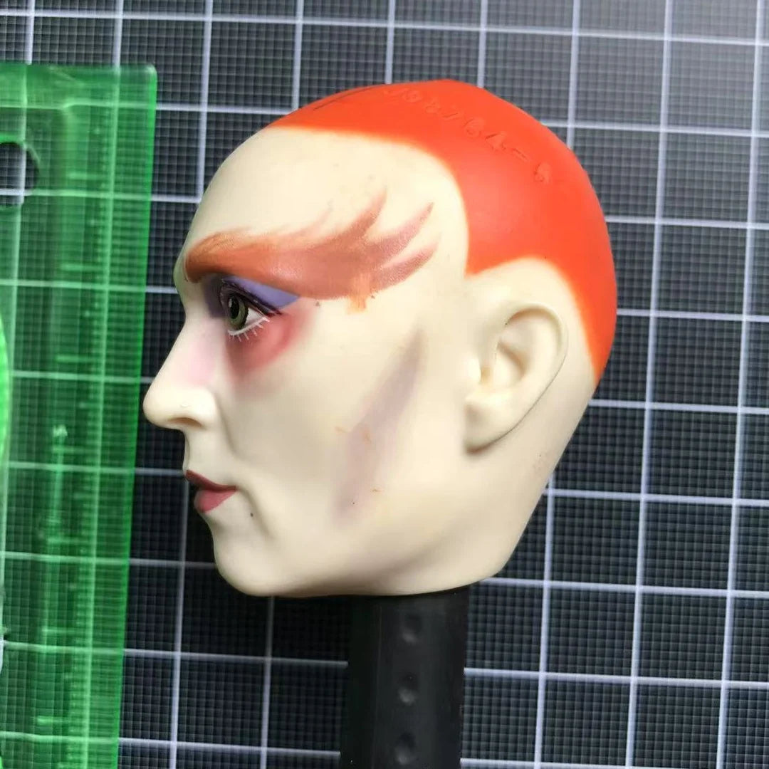 DISNEY Doll Heads – Bald Red Hair King, Queen & Alice with Makeup for DIY Dressing & Accessories