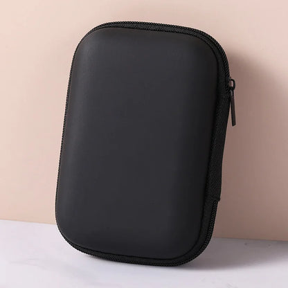 Portable Travel Cable Organizer Bag – Zipper Storage Case for Earphones & Electronic Accessories