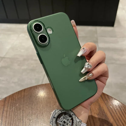 Ultra-Thin PP iPhone Case - Slim Matte Clear Shockproof Cover for iPhone 11–18, Plus & Pro Max Models