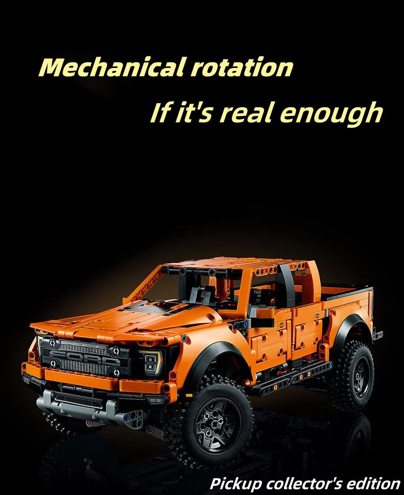 2024 New 1379PCS F-150 Truck Car Building Blocks – Off-Road Pickup Bricks MOC 42126 Toy for Kids, Boys Birthday Gifts