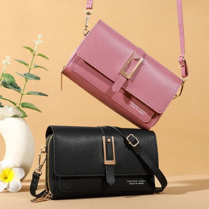 Roulens Small Crossbody Shoulder Bag for Women - Cellphone Bag with Card Holder, Wallet Purse and Handbag Features