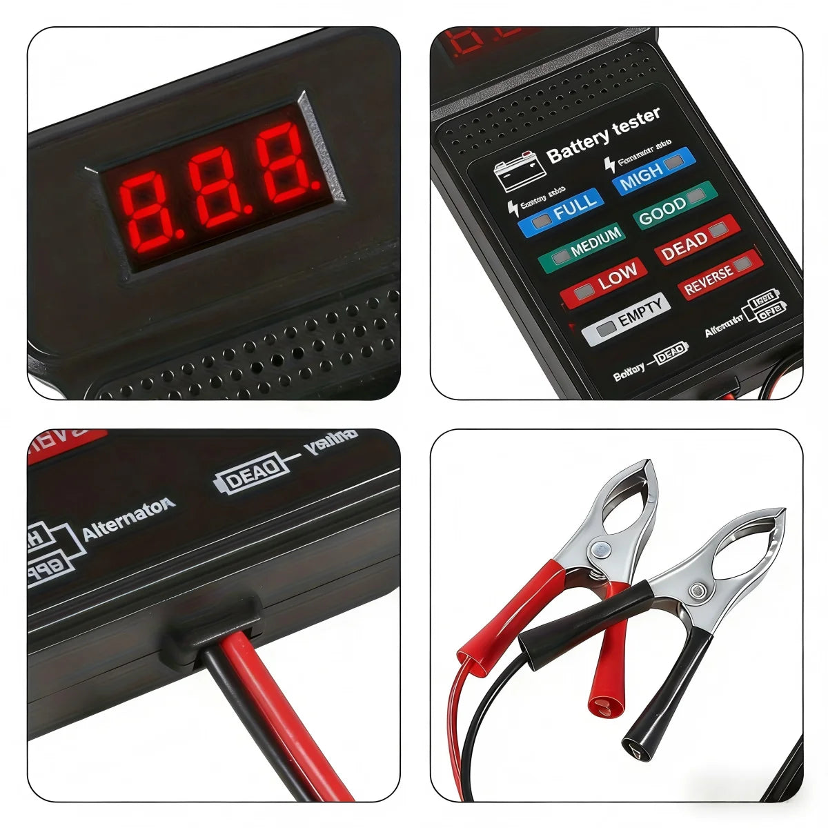 Battery Health & Defect Detection Tool – Portable Battery Tester for Condition Monitoring & Generator Diagnostics